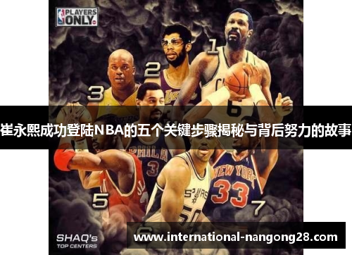 崔永熙成功登陆NBA的五个关键步骤揭秘与背后努力的故事