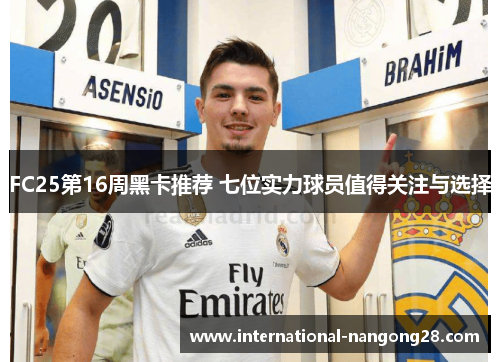 FC25第16周黑卡推荐 七位实力球员值得关注与选择